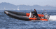 bateau de surveillance / bateau de recherche et sauvetage / hors-bord / bateau pneumatique semi-rigide