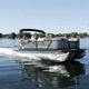 bateau ponton hors-bord / tri-tube / open / à console latérale
