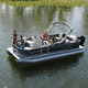 bateau ponton hors-bord / open / à console latérale / de ski nautique