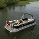 bateau ponton hors-bord / open / à console latérale / de ski nautique