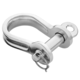 manille pour voilier lyre / découpée / en inox