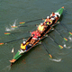bateau d'aviron de randonnée / de loisir / quatre de pointe / avec barreur