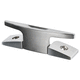 taquet de pont pour bateau / plat / en inox