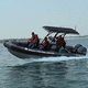 bateau de surveillance / hors-bord / en aluminium / bateau pneumatique semi-rigide