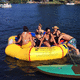 jeu aquatique trampoline / gonflable