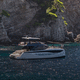 motor-yacht catamaran à moteur / de croisière / à fly / in-bord