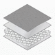 panneau sandwich pour cloison de navire / nid d'abeille en aluminium / en acier inoxydable