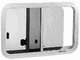 fenêtre coulissante / pour yacht / rectangulaire