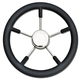 volant enduit polyuréthane pour bateau à moteur / en inox / en aluminium / en acajou