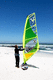 voile de planche de vagues / de freestyle / 4 lattes