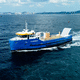 bateau de travail / in-bord / diesel / en aluminium