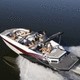 bay boat in-bord / open / à double console / bow-rider