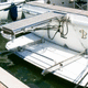 bossoir d'annexe / hydraulique / électrique / en inox