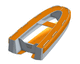 annexe hors-bord / open / en aluminium / sandwich nid d'abeille aluminium