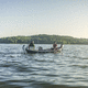 bateau d'aviron traditionnel / skiff