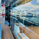 vitrage pour yacht / laminé / trempé
