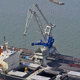grue pour chantier naval / portuaire / pour quai / à flèche