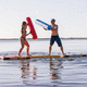 jeu aquatique bâtons de combat géants / plateforme / flottant / gonflable