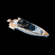 motor-yacht de croisière / open / double pont terrasse / POD IPS