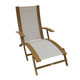 chaise standard pour bateau / pliante / en teck / avec accoudoirs