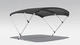 Bimini top pour bateau / pour voilier / pour bateau à moteur / pour cockpit