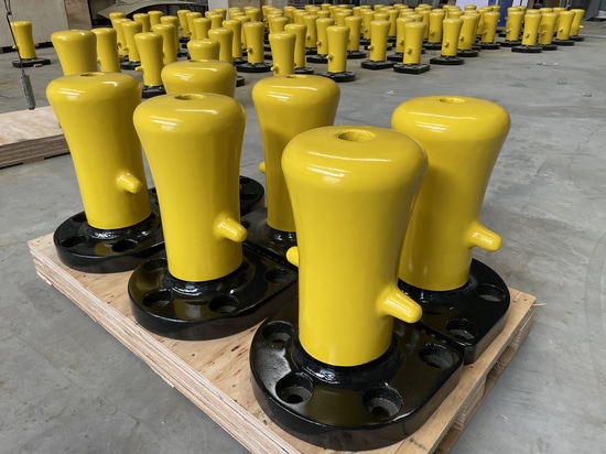 110 Pcs Bollard de couleur personnalisée pour le projet en Pologne