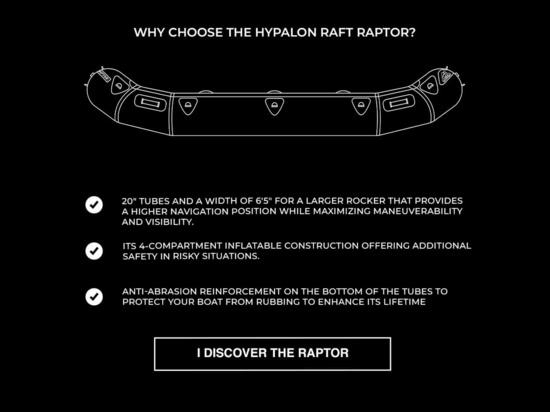 POURQUOI CHOISIR LE RAFT HYPALON RAPTOR