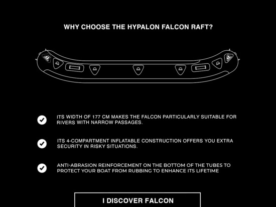 Pourquoi choisir le raft Hypalon Falcon ?