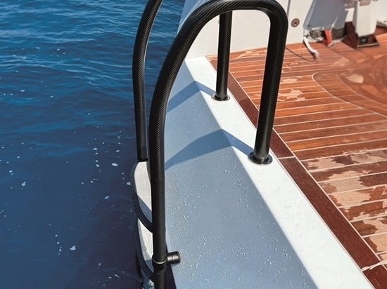 Échelle amovible en carbone largeur 600 mm