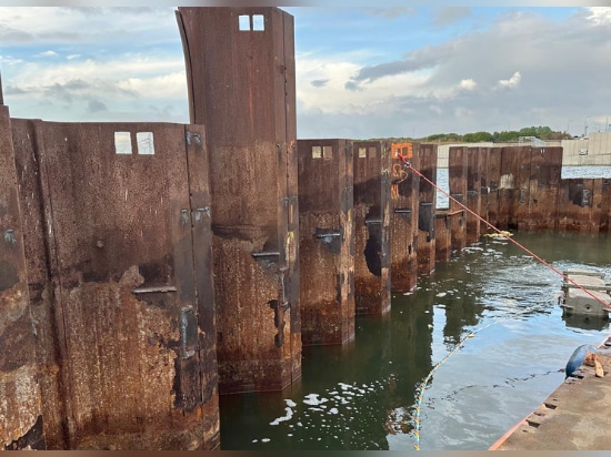 Découpe précise sur le projet Afsluitdijk aux Pays-Bas