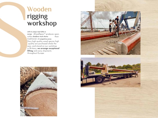 Atelier de gréement en bois