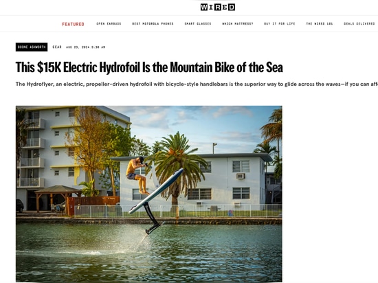 Cet hydroptère électrique de 15 000 dollars est le VTT de la mer