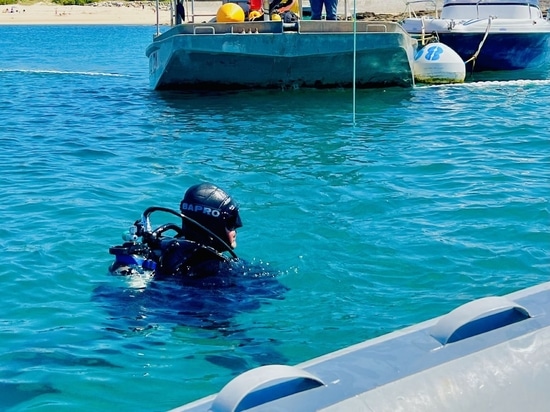 Mission en cours à l’Anse du Stole, Ploemeur !