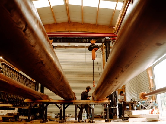 Savoir-faire Traditionnel : Woodspars Restaure le Gréement du Trois-Mâts "Le Français"