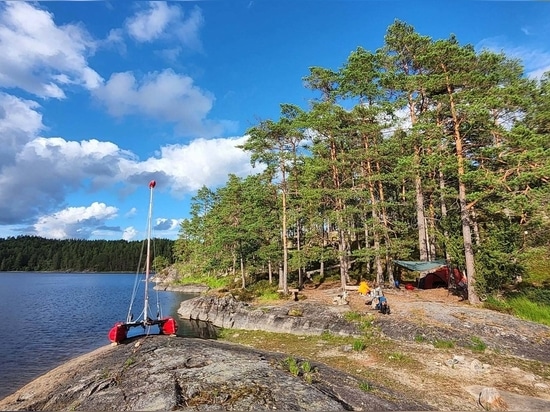 Aventure de plusieurs jours sur le lac STORA LE, en Suède