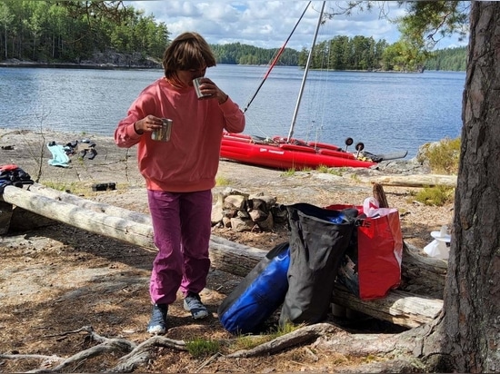 Aventure de plusieurs jours sur le lac STORA LE, en Suède