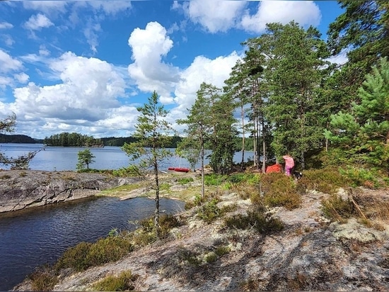 Aventure de plusieurs jours sur le lac STORA LE, en Suède