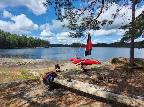 Aventure de plusieurs jours sur le lac STORA LE, en Suède