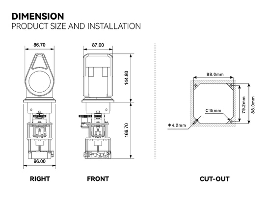 Comment choisir le signal de sortie d'un levier de commande d'azimut ? Analyse de la solution utilisant un potentiomètre couplé par engrenage