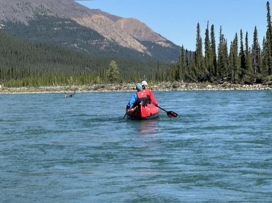 760 km à travers la nature sauvage canadienne