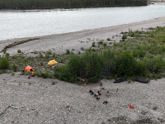 760 km à travers la nature sauvage canadienne