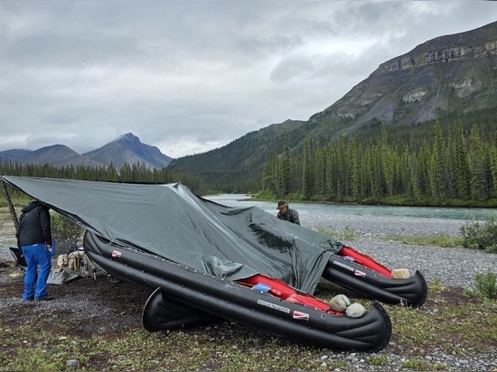 760 km à travers la nature sauvage canadienne