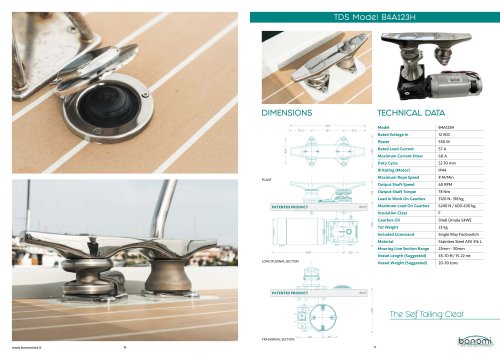 B4A123H SCHEDA TECNICA/ DATA SHEET