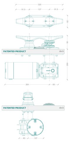 Drawing with size of B2C243H- B4C123H