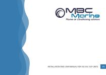 MBC Marine User Manual for ESC SCP modells