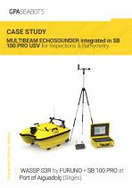 Multibeam echosounder Wassp S3R in a Port