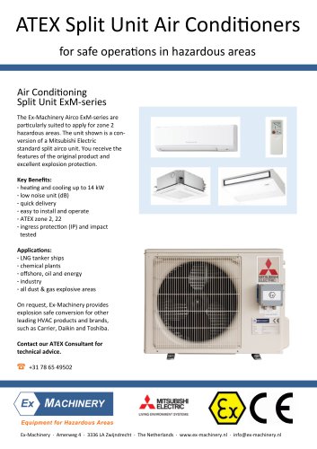 ATEX Split Unit Air Conditioners