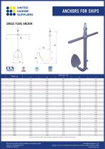 SINGLE FLUKE ANCHOR