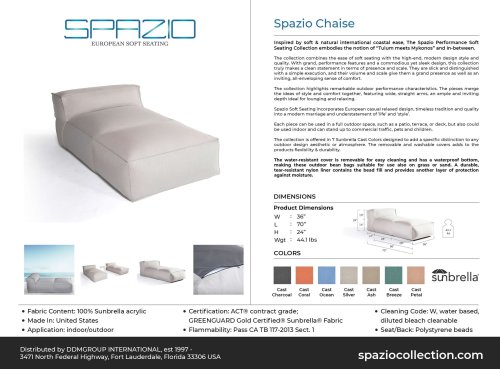 Spazio Chaise