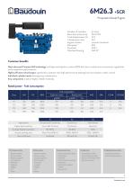 6 M26.3 + SCR Propulsion engine - 2